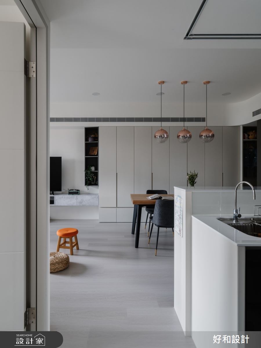 40坪新成屋(5年以下)＿現代風走廊案例圖片＿好和設計＿好和_一起遊戲吧之16