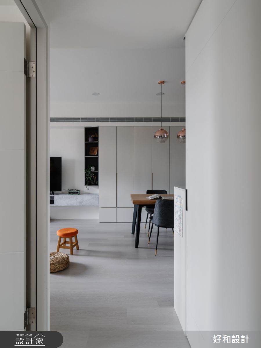 40坪新成屋(5年以下)＿現代風走廊案例圖片＿好和設計＿好和_一起遊戲吧之17