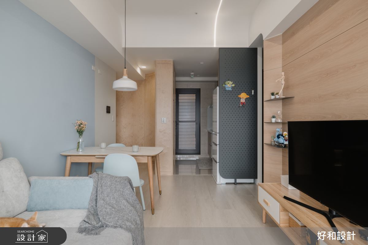 20坪新成屋(5年以下)＿混搭風客廳餐廳案例圖片＿好和設計＿好和_To be之5