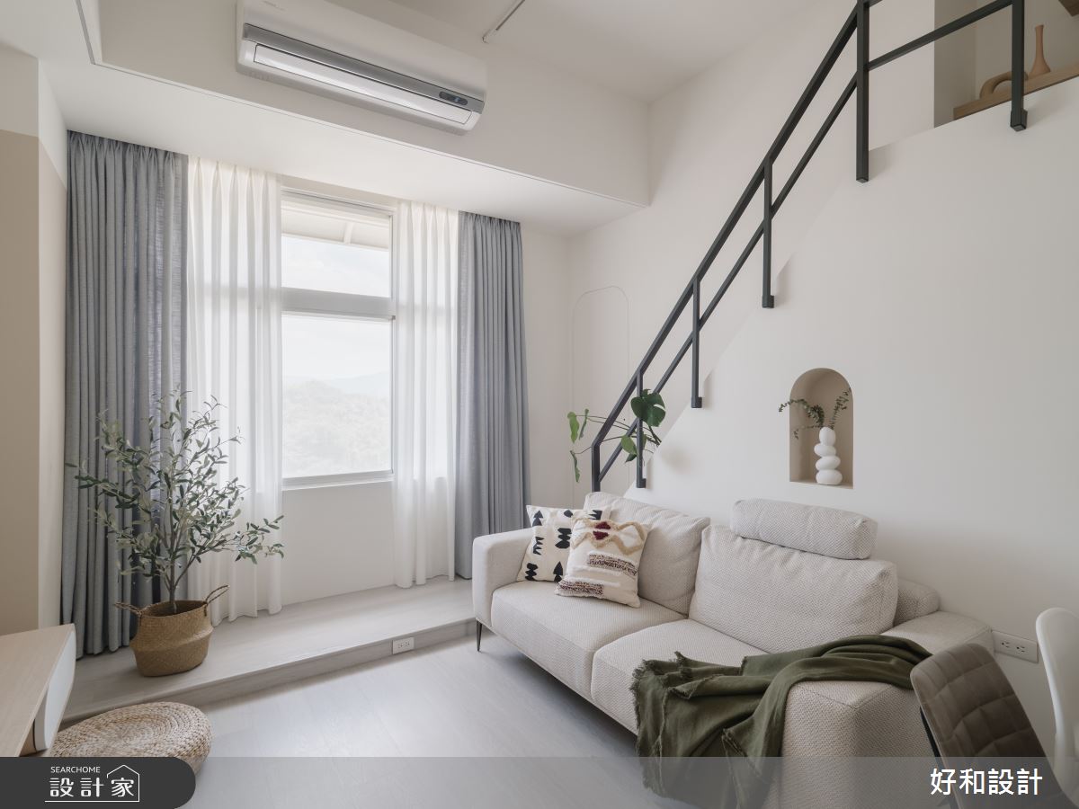 17坪老屋(16~30年)＿北歐風客廳案例圖片＿好和設計＿好和_1+1>2之5