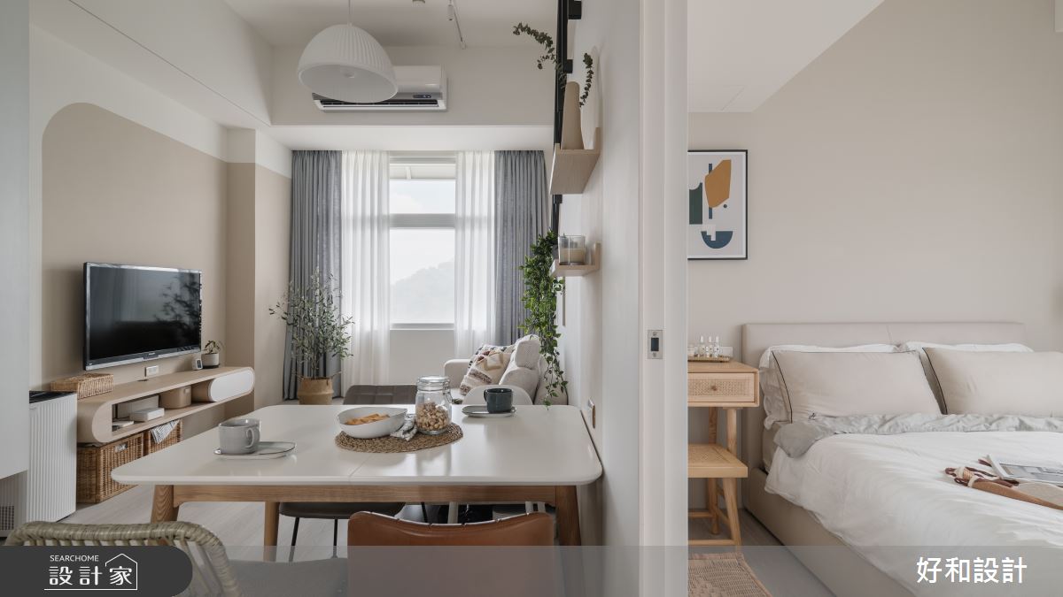 17坪老屋(16~30年)＿北歐風客廳餐廳臥室案例圖片＿好和設計＿好和_1+1>2之13