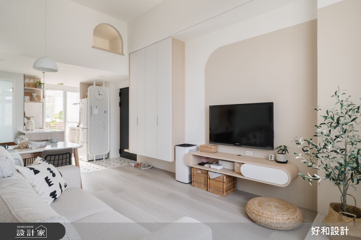 17坪老屋(16~30年)＿北歐風客廳案例圖片＿好和設計＿好和_1+1>2之8
