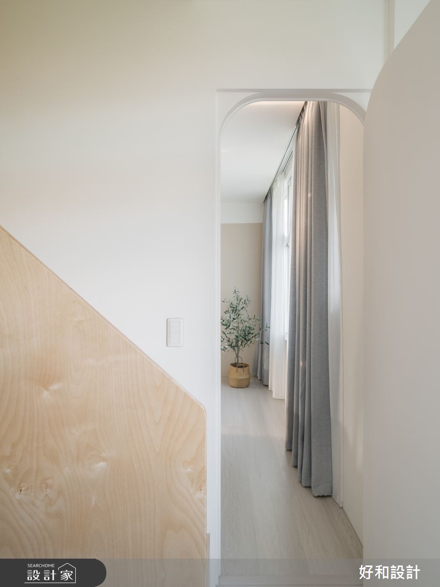 17坪老屋(16~30年)＿北歐風走廊案例圖片＿好和設計＿好和_1+1>2之18