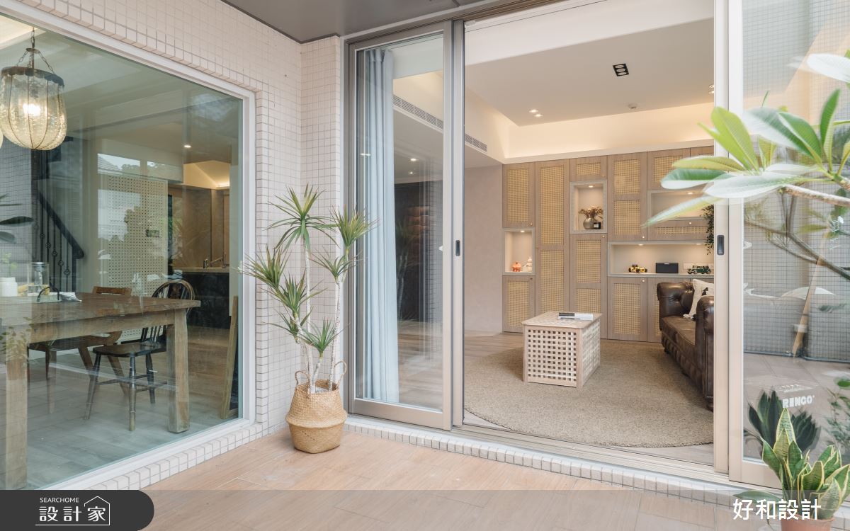 40坪中古屋(5~15年)＿混搭風客廳庭院案例圖片＿好和設計＿好和_Balance之5