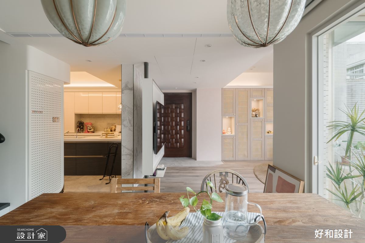 40坪中古屋(5~15年)＿混搭風玄關餐廳廚房案例圖片＿好和設計＿好和_Balance之14