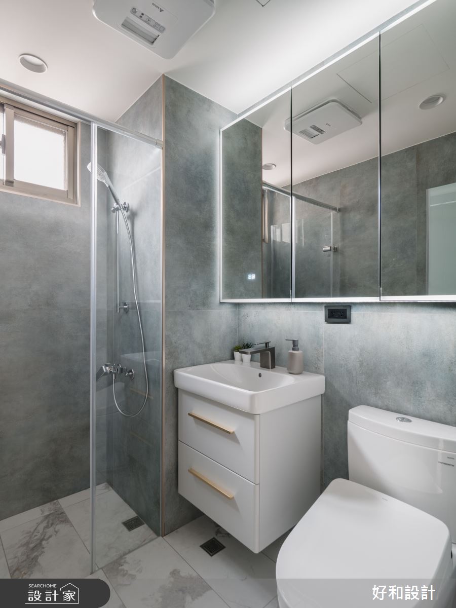 21坪老屋(16~30年)＿北歐風浴室案例圖片＿好和設計＿好和_On my way home之17