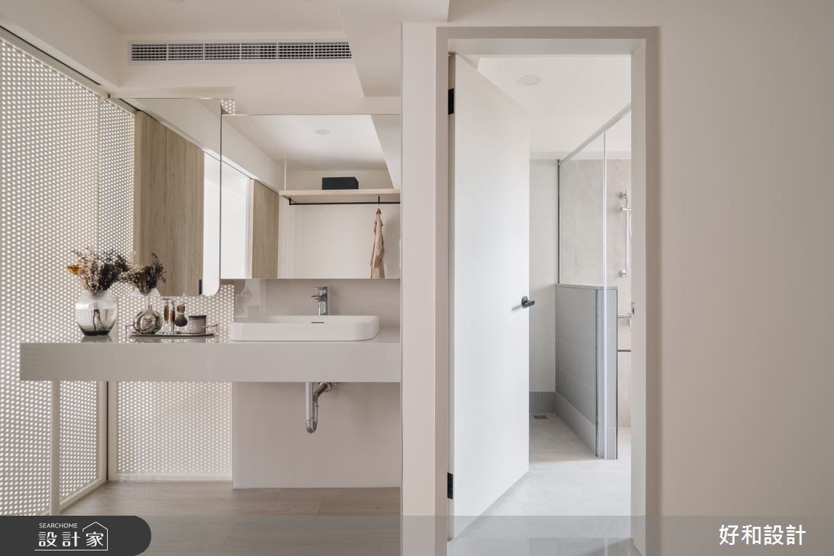 65坪老屋(41~50年)＿簡約風更衣間浴室案例圖片＿好和設計＿好和_長大之後| Grow up之24