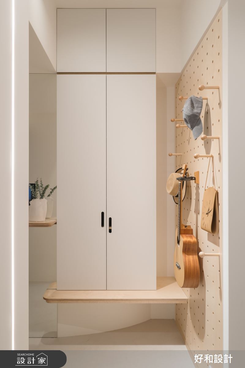 24坪新成屋(5年以下)＿混搭風玄關案例圖片＿好和設計＿好和_款待| Come together之3