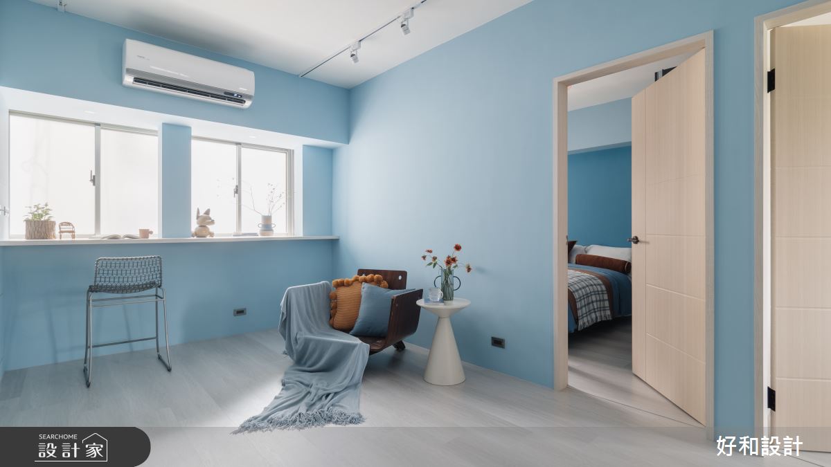 15坪中古屋(5~15年)＿現代風客廳吧檯臥室案例圖片＿好和設計＿好和_湛藍之間| Between Blues之10