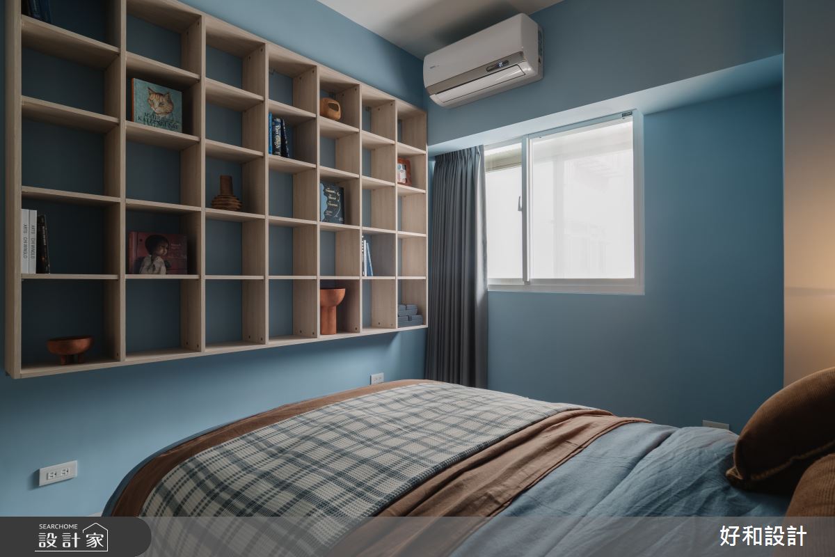 15坪中古屋(5~15年)＿現代風臥室案例圖片＿好和設計＿好和_湛藍之間| Between Blues之17
