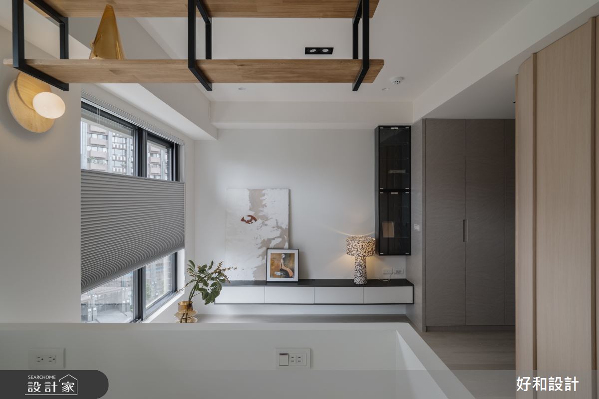 14坪新成屋(5年以下)＿簡約風客廳書房工作區案例圖片＿好和設計＿好和_早午晚安| Good day!之12