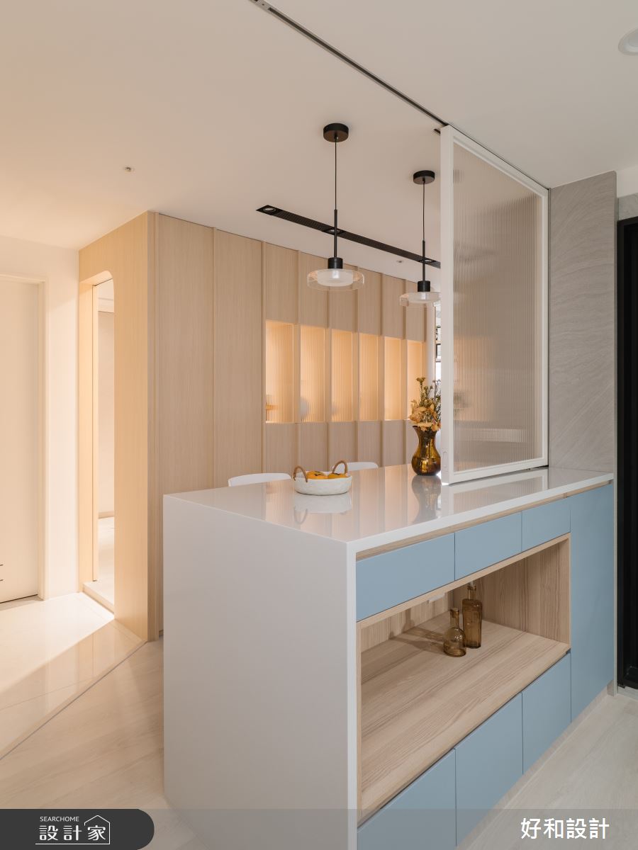 14坪新成屋(5年以下)＿簡約風餐廳吧檯中島案例圖片＿好和設計＿好和_早午晚安| Good day!之8