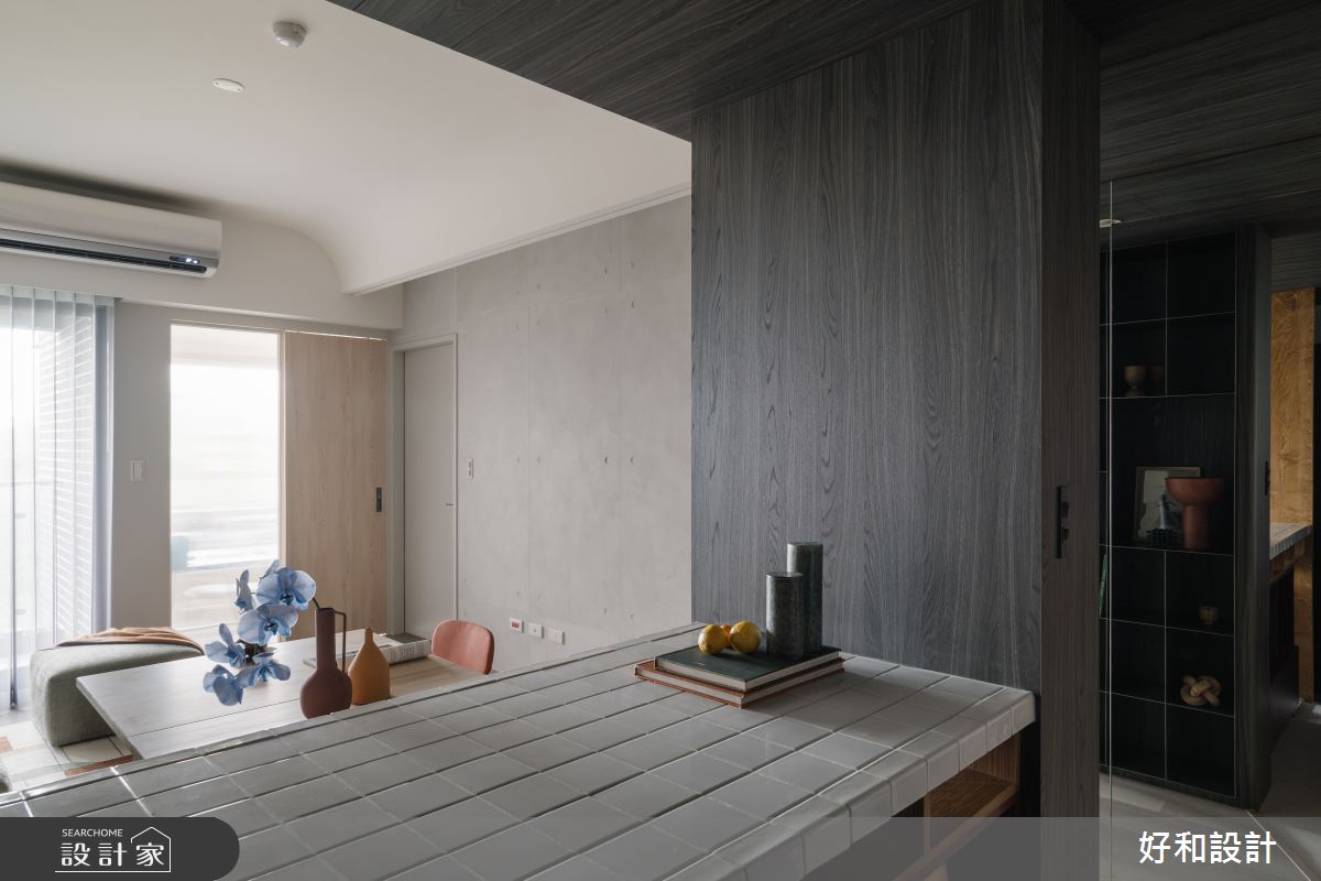 17坪預售屋＿復古混搭風餐廳中島案例圖片＿好和設計＿好和_加減乘除| Mutiply之4