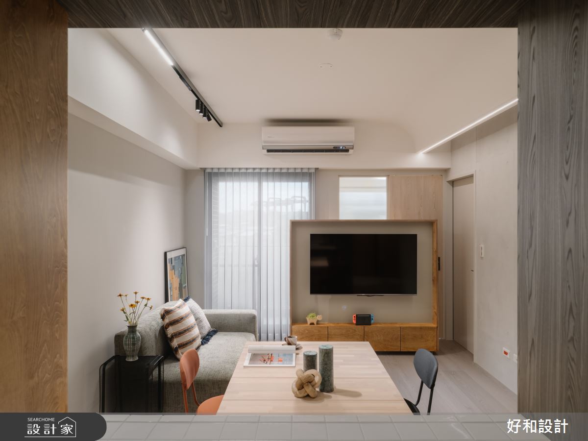 17坪預售屋＿復古混搭風客廳餐廳案例圖片＿好和設計＿好和_加減乘除| Mutiply之13