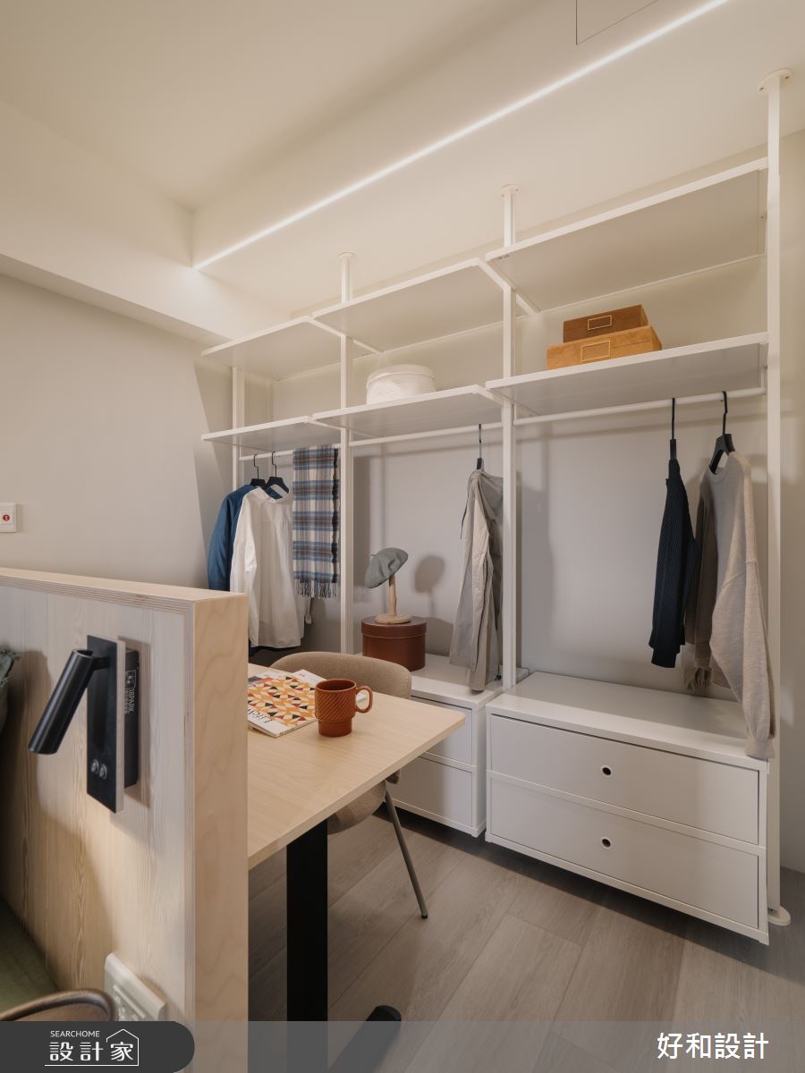17坪預售屋＿復古混搭風臥室更衣間案例圖片＿好和設計＿好和_加減乘除| Mutiply之18