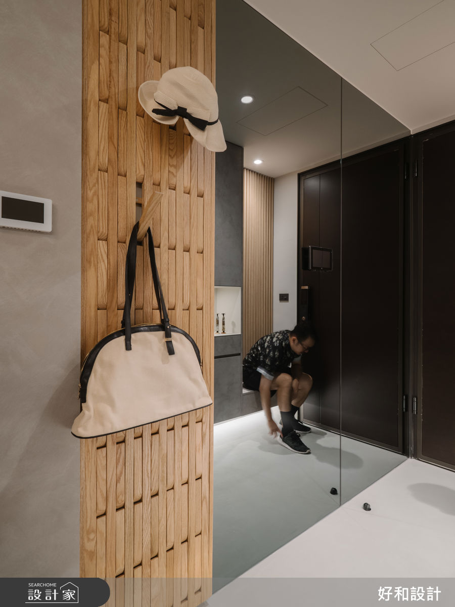 33坪預售屋＿混搭風玄關案例圖片＿好和設計＿好和_恆星3號| No.3之3