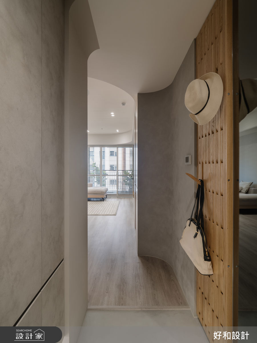 33坪預售屋＿混搭風玄關案例圖片＿好和設計＿好和_恆星3號| No.3之2