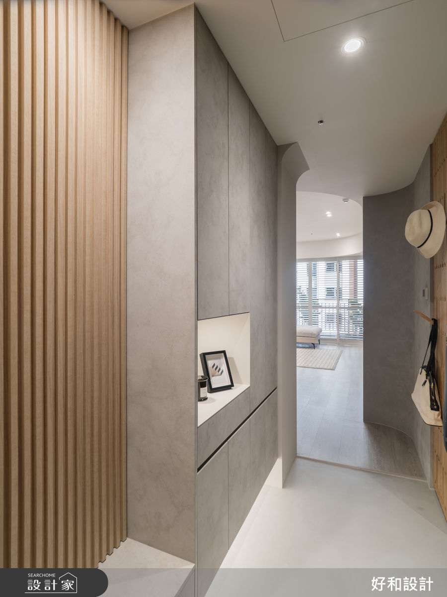 33坪預售屋＿混搭風玄關案例圖片＿好和設計＿好和_恆星3號| No.3之1