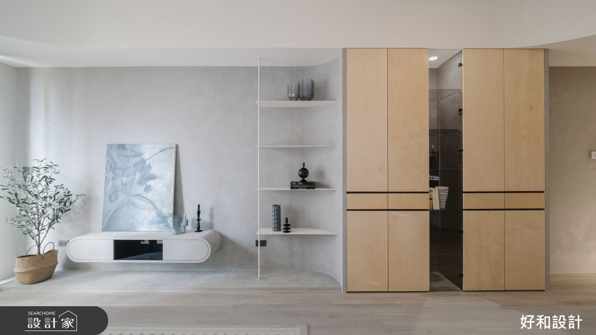 33坪預售屋＿混搭風客廳案例圖片＿好和設計＿好和_恆星3號| No.3之10