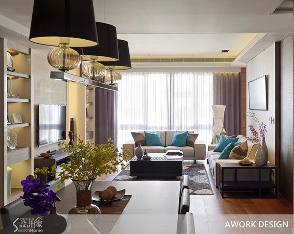 55坪新成屋(5年以下)＿新中式風案例圖片＿AWORK DESIGN而沃設計＿而沃_03之7