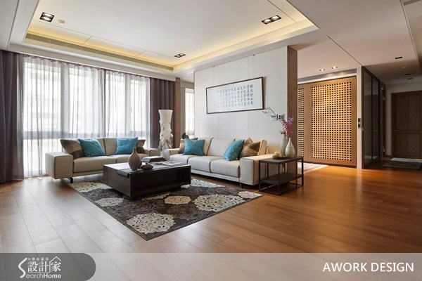 55坪新成屋(5年以下)＿新中式風案例圖片＿AWORK DESIGN而沃設計＿而沃_03之2