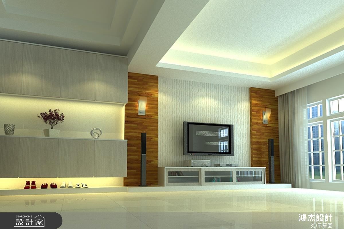 48坪新成屋(5年以下)＿新古典客廳案例圖片＿鴻杰室內設計＿鴻杰_02之1