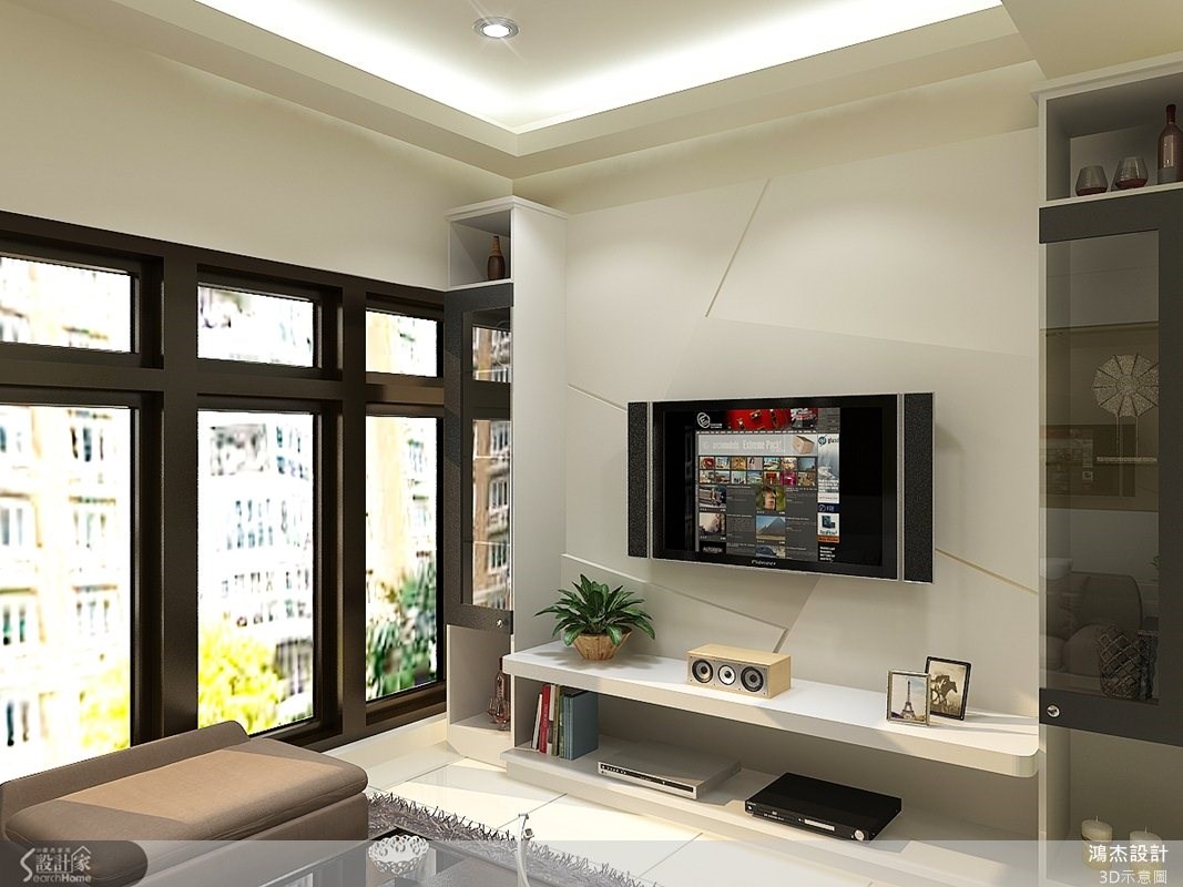 28坪新成屋(5年以下)＿現代風客廳案例圖片＿鴻杰室內設計＿鴻杰_04之3