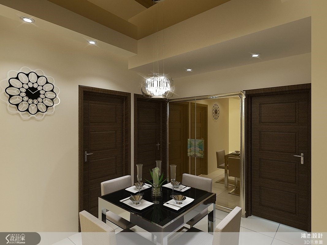 28坪新成屋(5年以下)＿現代風餐廳案例圖片＿鴻杰室內設計＿鴻杰_04之4