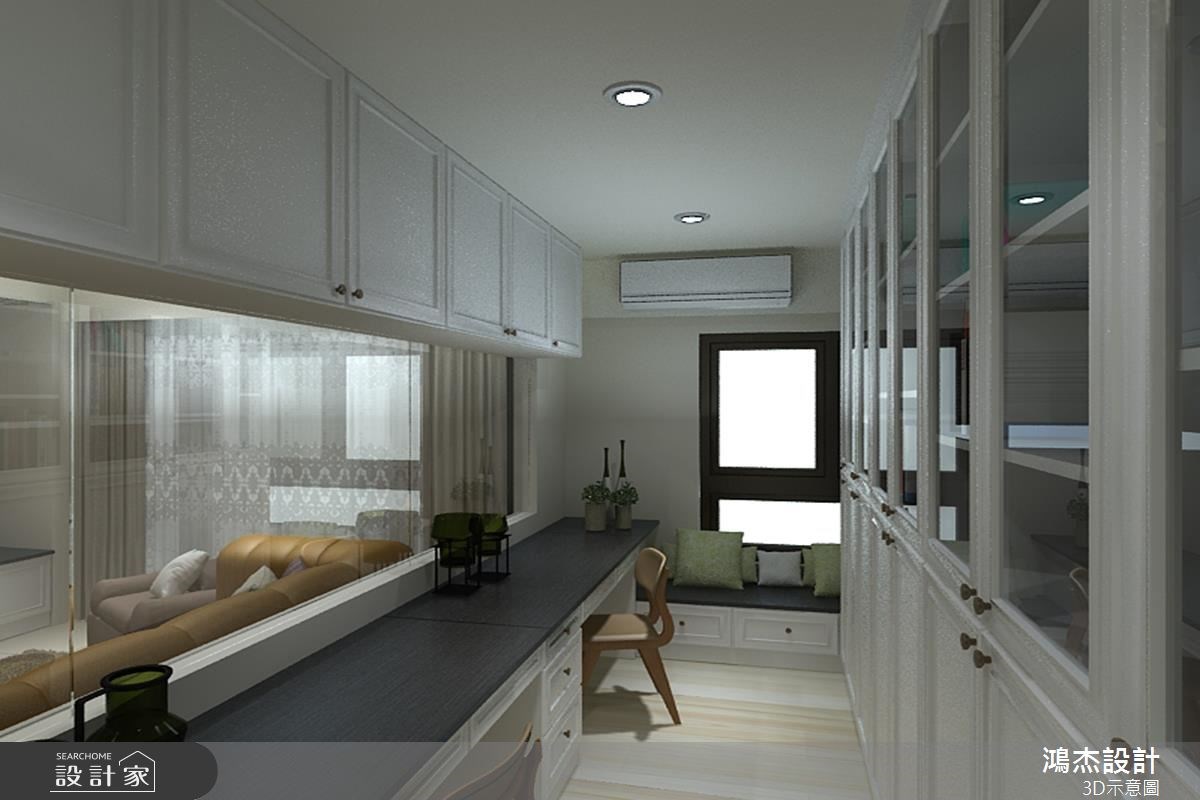 33坪新成屋(5年以下)＿混搭風書房臥榻案例圖片＿鴻杰室內設計＿鴻杰_05之4