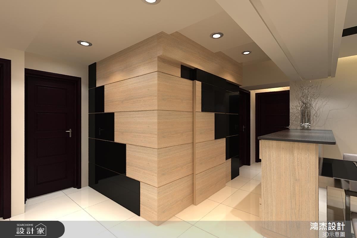 48坪新成屋(5年以下)＿混搭風吧檯走廊案例圖片＿鴻杰室內設計＿鴻杰_06之2