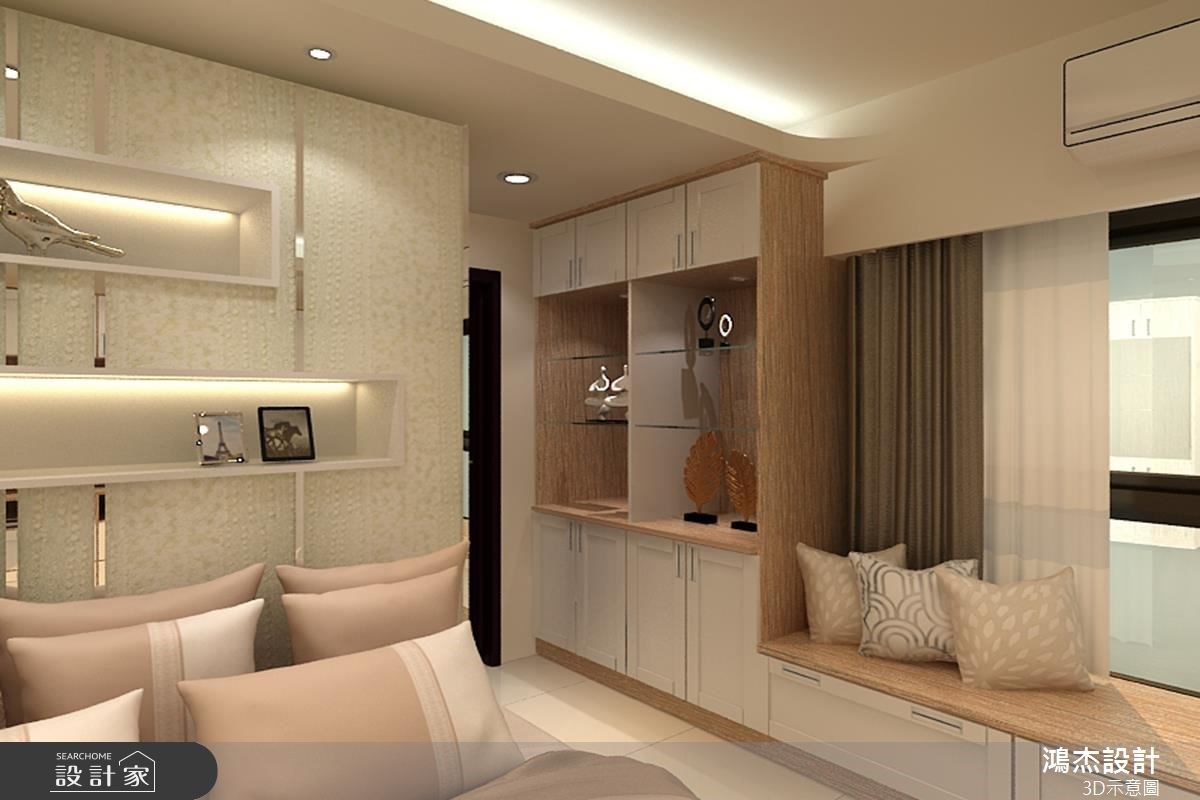 48坪新成屋(5年以下)＿混搭風臥室臥榻案例圖片＿鴻杰室內設計＿鴻杰_06之9