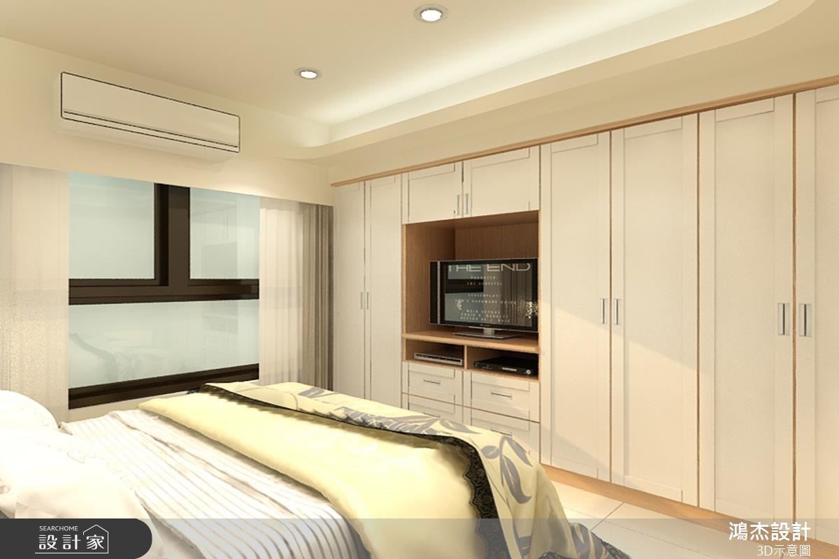 48坪新成屋(5年以下)＿混搭風臥室案例圖片＿鴻杰室內設計＿鴻杰_06之12
