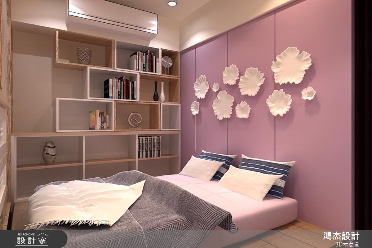 48坪新成屋(5年以下)＿混搭風臥室案例圖片＿鴻杰室內設計＿鴻杰_06之13