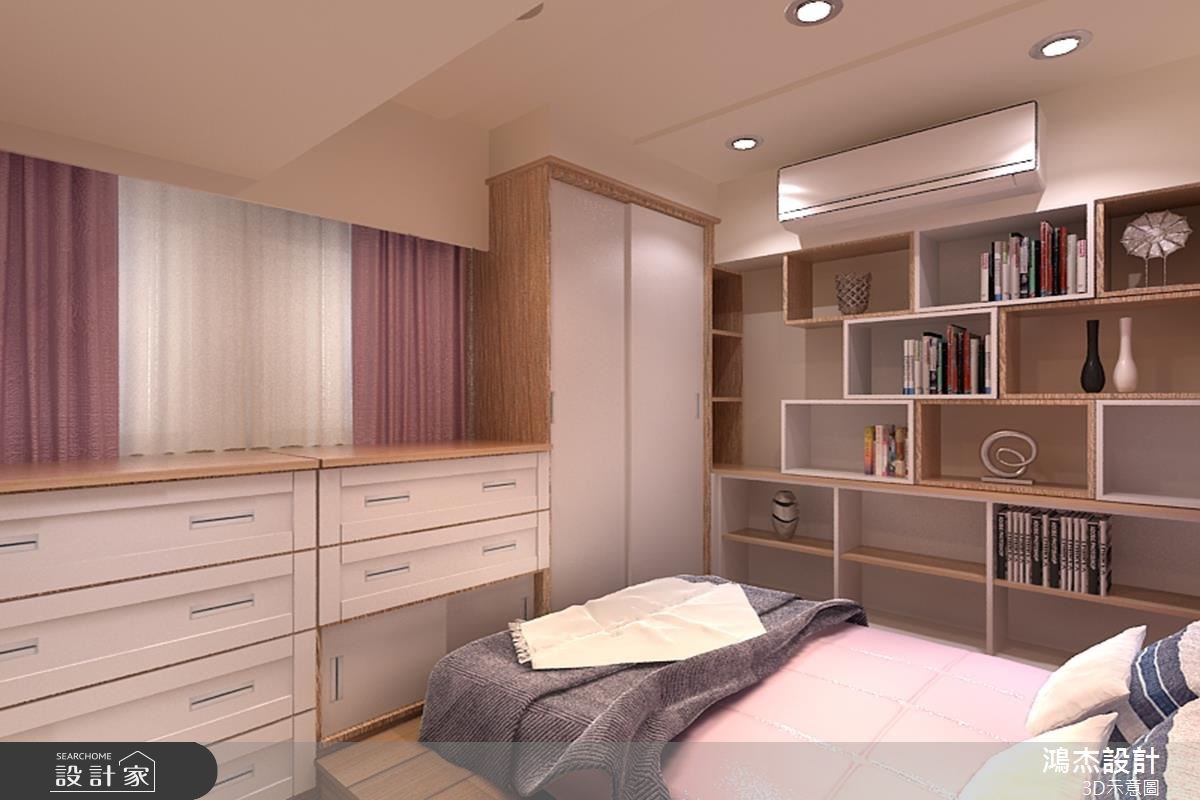 48坪新成屋(5年以下)＿混搭風臥室案例圖片＿鴻杰室內設計＿鴻杰_06之14