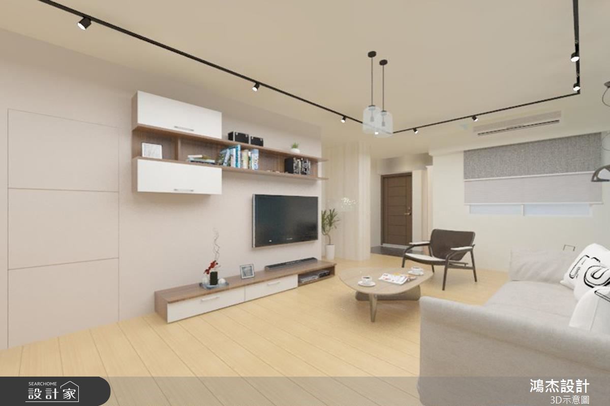 38坪老屋(16~30年)＿北歐風客廳案例圖片＿鴻杰室內設計＿鴻杰_08之3