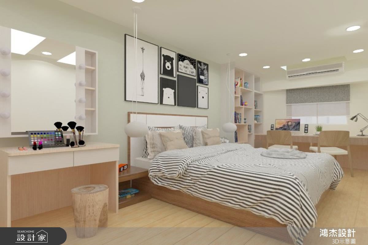 38坪老屋(16~30年)＿北歐風臥室案例圖片＿鴻杰室內設計＿鴻杰_08之13