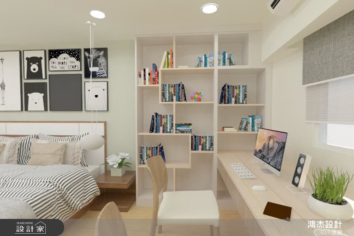 38坪老屋(16~30年)＿北歐風臥室案例圖片＿鴻杰室內設計＿鴻杰_08之14