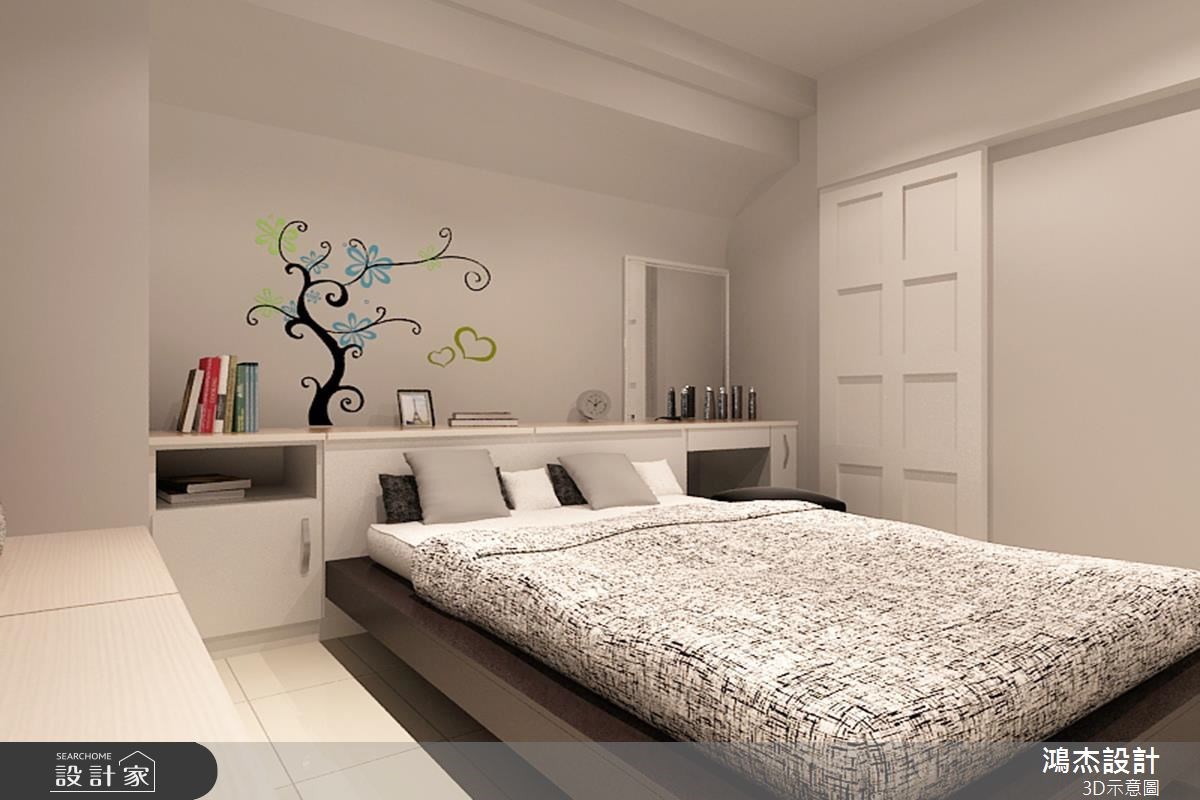 32坪新成屋(5年以下)＿現代風臥室案例圖片＿鴻杰室內設計＿鴻杰_11之4