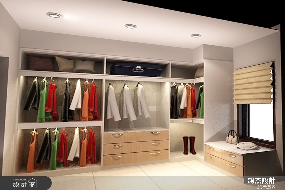 32坪新成屋(5年以下)＿現代風更衣間案例圖片＿鴻杰室內設計＿鴻杰_11之6