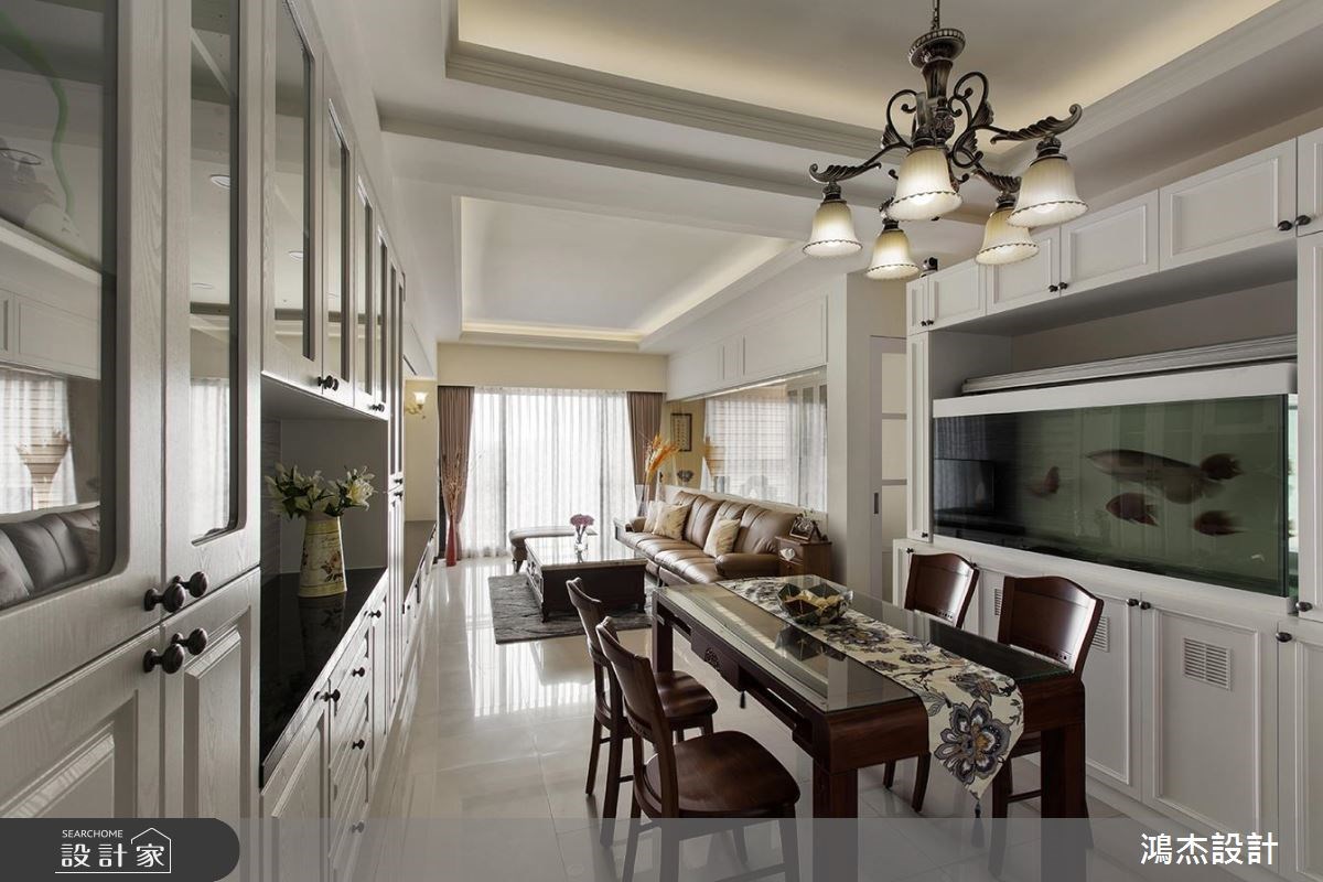 33坪新成屋(5年以下)＿混搭風客廳餐廳案例圖片＿鴻杰室內設計＿鴻杰_13之2