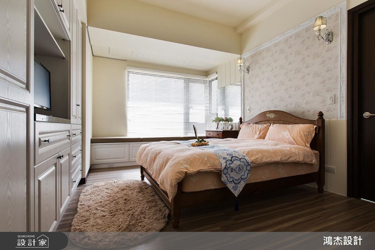 33坪新成屋(5年以下)＿混搭風臥室臥榻案例圖片＿鴻杰室內設計＿鴻杰_13之8