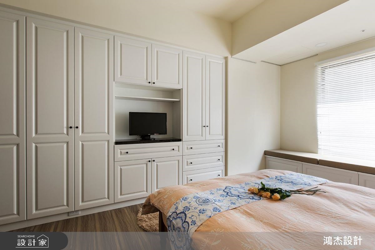 33坪新成屋(5年以下)＿混搭風臥室臥榻案例圖片＿鴻杰室內設計＿鴻杰_13之9