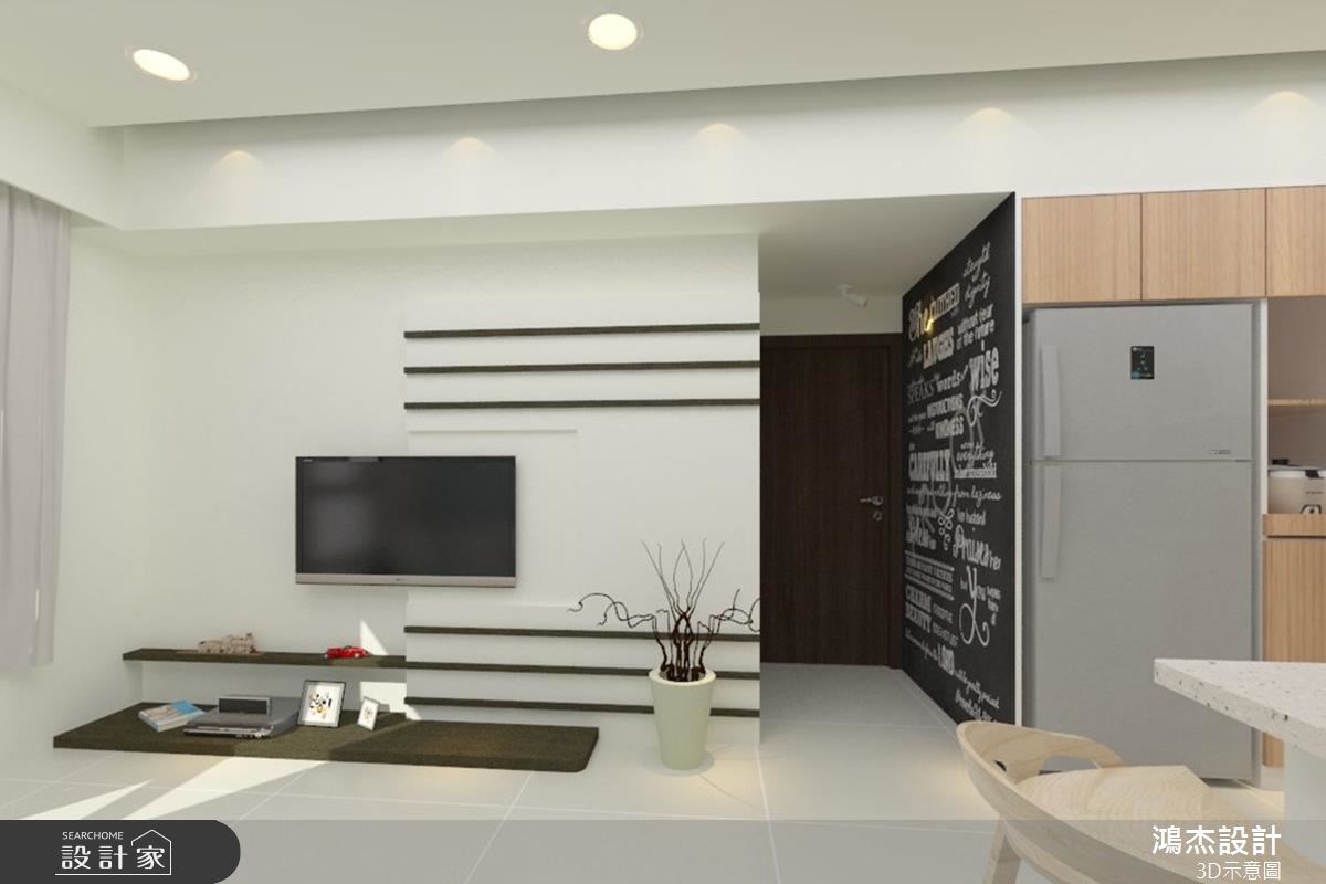 25坪新成屋(5年以下)＿混搭風客廳案例圖片＿鴻杰室內設計＿鴻杰_15之4