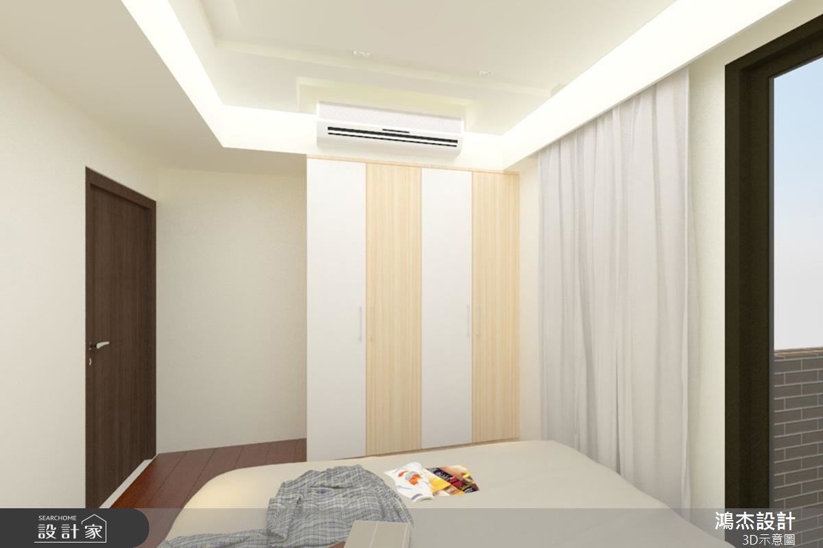 25坪新成屋(5年以下)＿混搭風臥室案例圖片＿鴻杰室內設計＿鴻杰_15之5