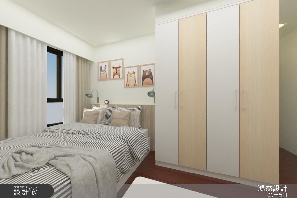 28坪新成屋(5年以下)＿現代風臥室案例圖片＿鴻杰室內設計＿鴻杰_16之5