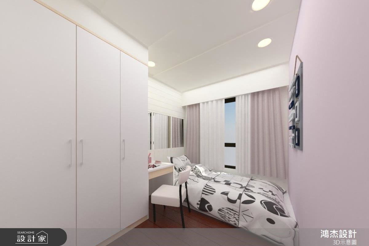 28坪新成屋(5年以下)＿現代風臥室案例圖片＿鴻杰室內設計＿鴻杰_16之8