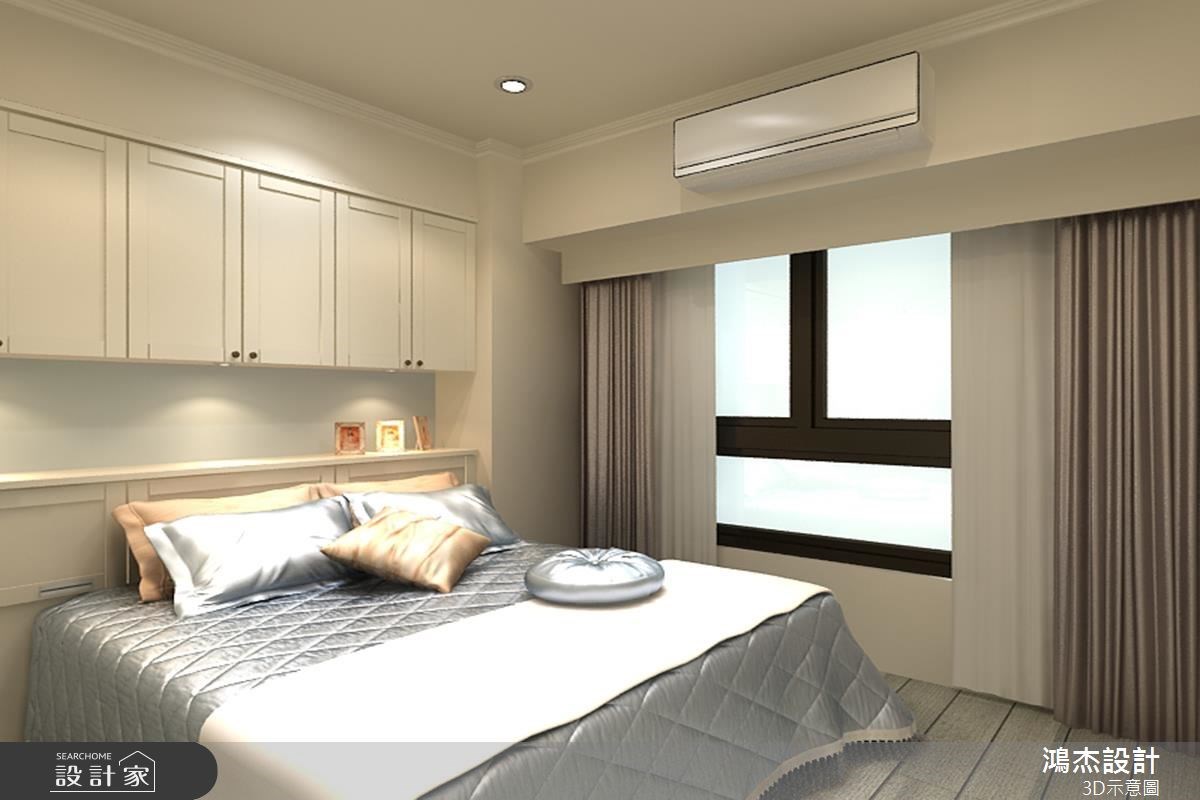 32坪新成屋(5年以下)＿鄉村風臥室案例圖片＿鴻杰室內設計＿鴻杰_17之4