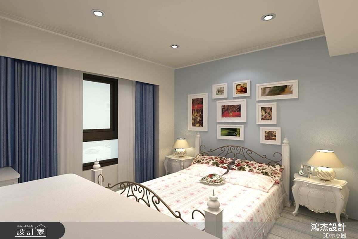 32坪新成屋(5年以下)＿鄉村風臥室案例圖片＿鴻杰室內設計＿鴻杰_17之6