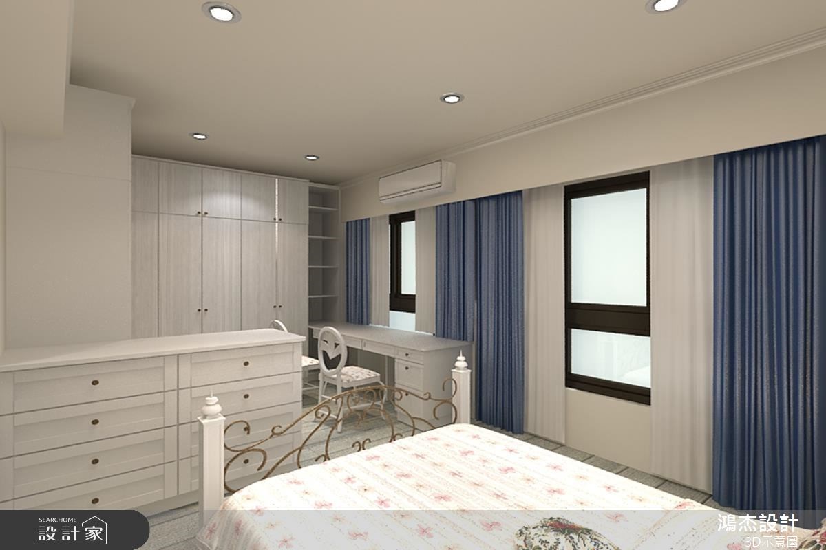 32坪新成屋(5年以下)＿鄉村風臥室案例圖片＿鴻杰室內設計＿鴻杰_17之7