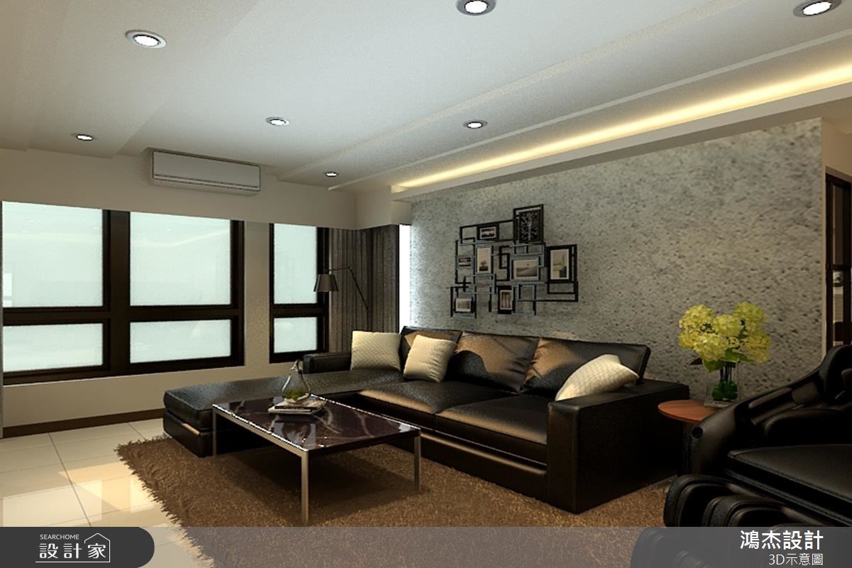 38坪中古屋(5~15年)＿混搭風客廳案例圖片＿鴻杰室內設計＿鴻杰_18之4